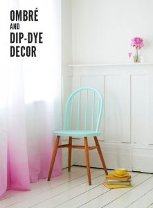 Ombré and Dip-Dye Decor (Photos)