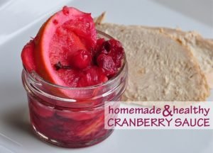 Healthy Thanksgiving Recipe: Homemade Cranberry Sauce
