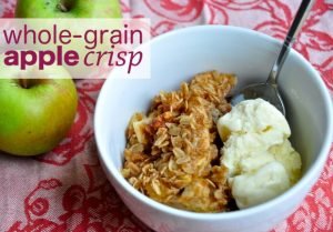 Healthy Thanksgiving Dessert: Whole-Grain Apple Crisp With Nuts, Dried Fruit, and Ginger