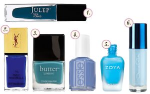 Trend to Try: Blue Nails