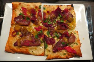 Food Finds: Bourbon Steak’s Heart-and-Tongue Flatbread