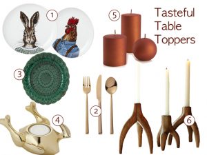 Decor Finds for a Chic Thanksgiving Table