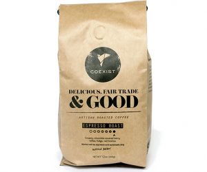 There’s a Coffee Company Behind Those "Coexist" Bumper Stickers