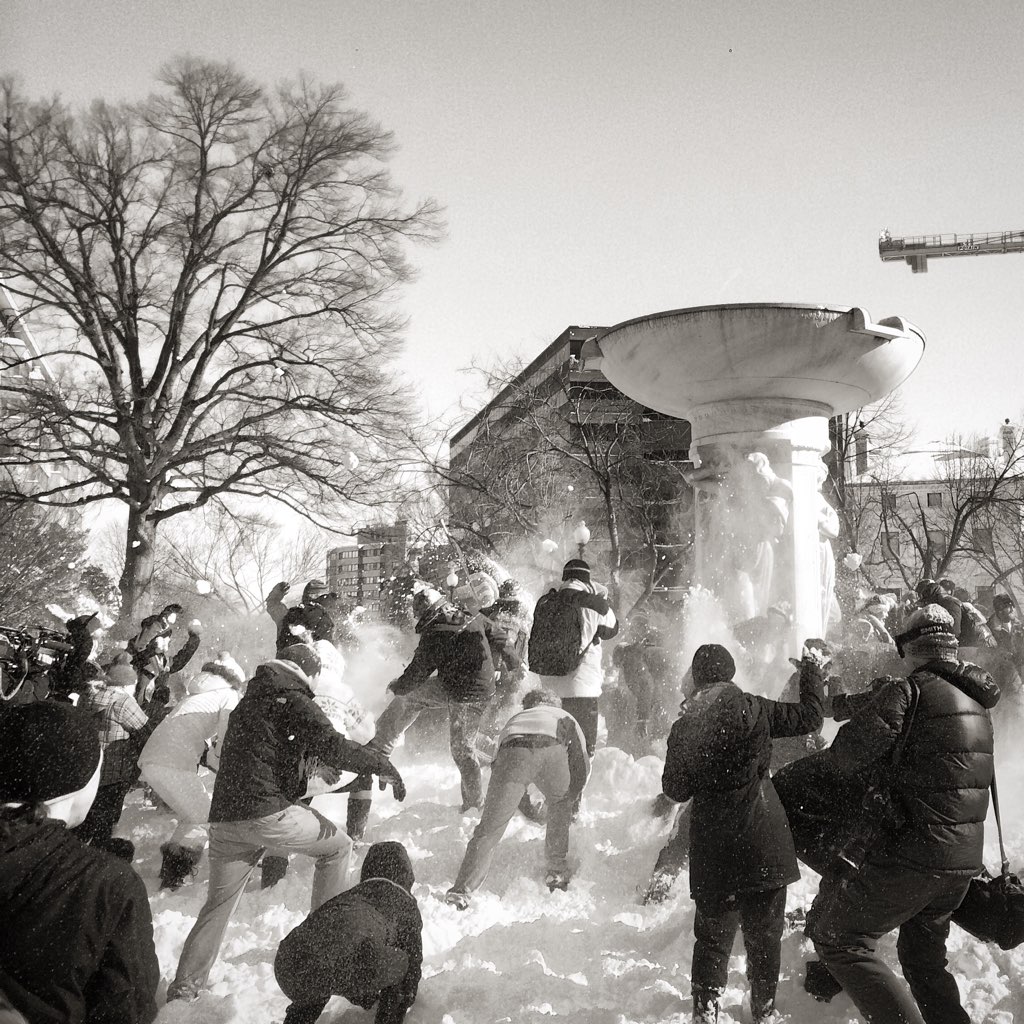 Epic DC Snowball Fight Was Epic