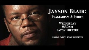 Jayson Blair Returns to the University of Maryland