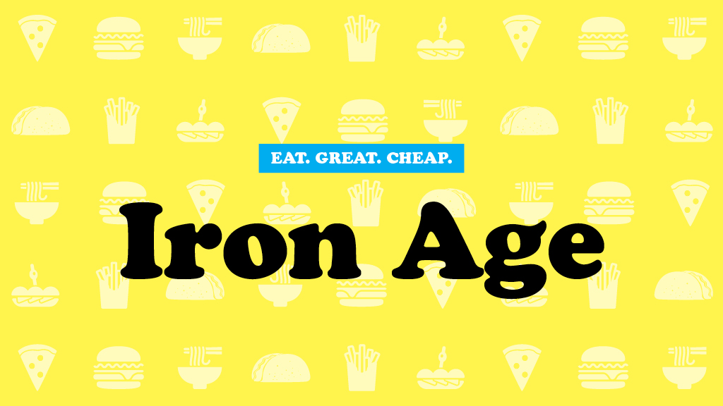 Iron Age Cheap Eats 2016