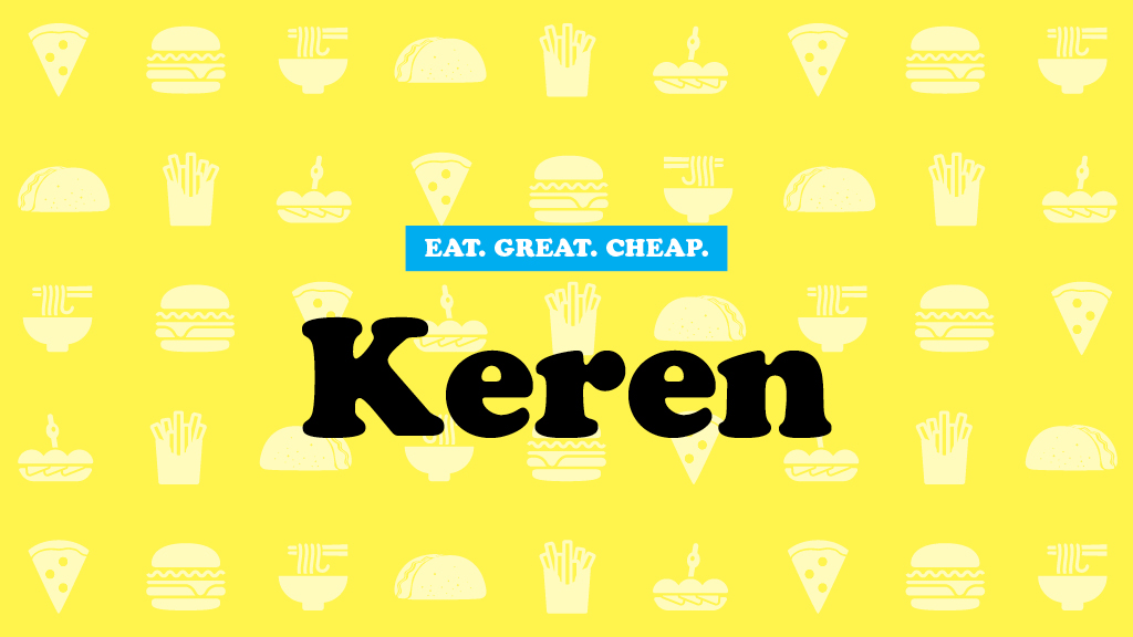 Keren Cheap Eats 2016