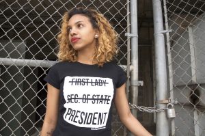 These Clinton Couture T-Shirts Are Designed to Get Hillary in the White House–and Spread the Lady Power Message