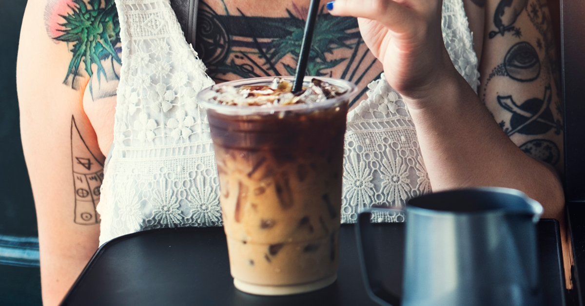 ice coffee cold weather