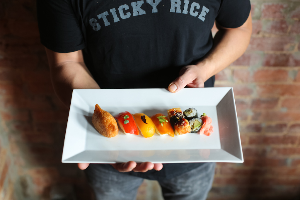 Summon your Sticky Rice waiter from SingSing Karaoke Palace, now open on H Street, Northeast. Photograph by Victoria Milko