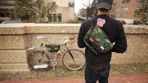 This DC Designer Wants Your Bike Frame Bag to Look Just as Good On Your Back as It Does on Your Bike