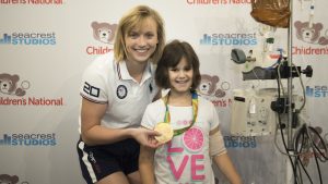 Katie Ledecky Is Back in DC to Visit Children’s  Hospital