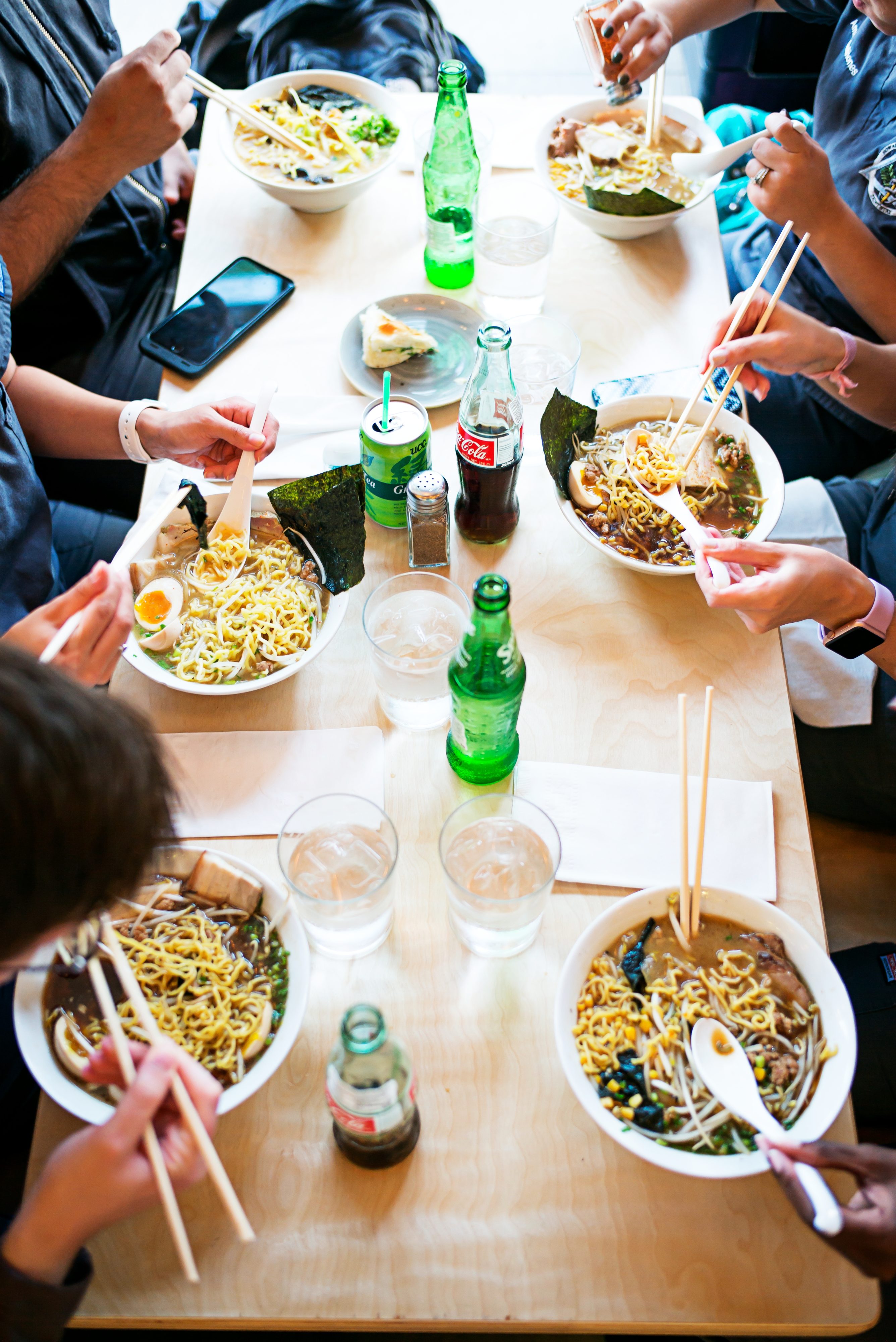 Sapporo-style soups are the focus of Haikan; we’re fans of the spicy miso and hearty vegetarian. Photograph by Scott Suchman.