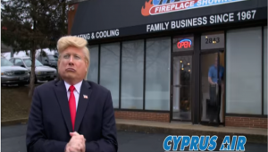 Meet the Trump Impersonator Who Was in a Local Heating Company’s Super Bowl Ad