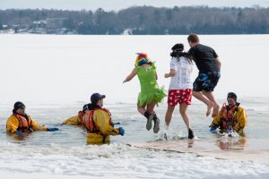 Freaky Warm Weather Turns Polar Plunge Into Solar Plunge