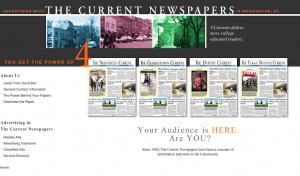 Current Newspapers’ New Website Will Be an “Effective Addition” to Print Paper