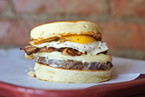 Add This New Pancake Burger to Your Brunch Bucket List