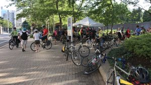 Some Scenes From Crystal City’s Bike to Work Day