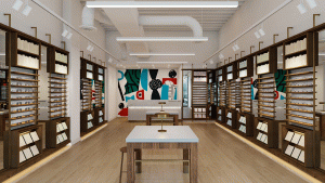 A Library-Inspired Warby Parker is Coming to Bethesda Row