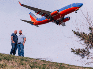DCA Was the Perfect Engagement Shoot Backdrop for This Navy Medic and His Pilot Fiancé