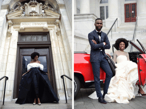 This Style Blogger’s Crazy-Chic Jumpsuit Proves Wedding Day Wardrobe Changes are an Awesome Idea