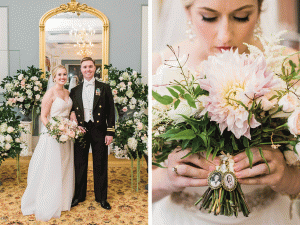 The Bride at This Preppy Pink Wedding Included Her Grandmothers in the SWEETEST Way