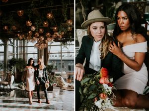 Prepare to Be Filled With Love (And Envy) Over This DC Couple’s Insanely Stylish Engagement Shoot at The Apollo