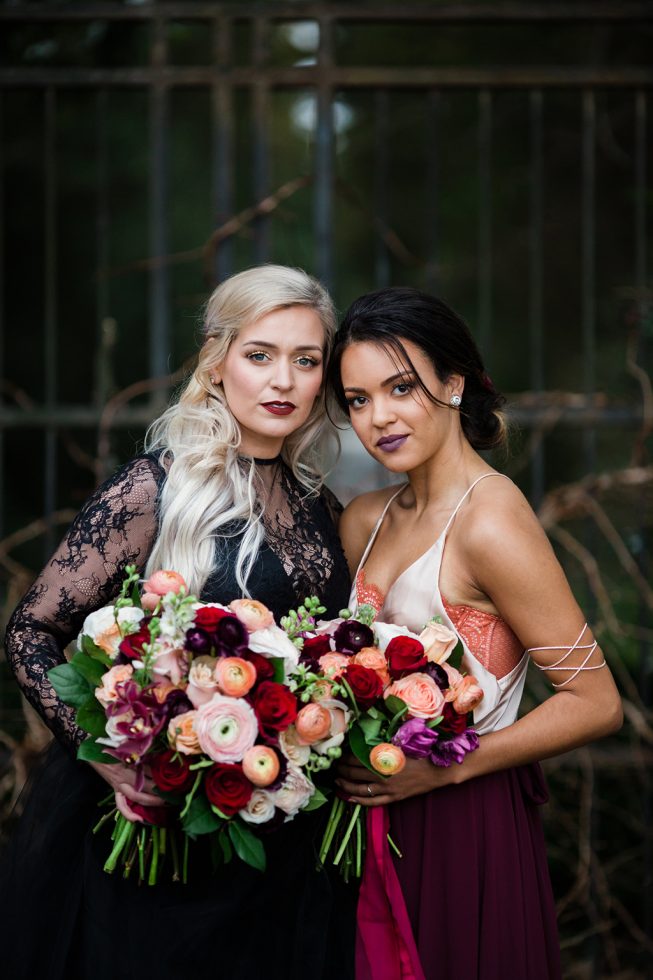 View More: http://sarahbradshaw.pass.us/winter-styled-shoot Kristin Mastrangelo Goth Mansion Anniversary Photoshoot