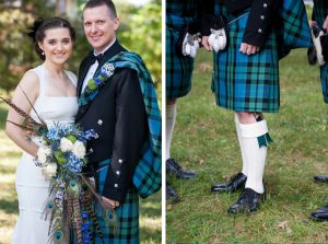 You Have to See the Bold Tartan Kilts at This Reverend Couple’s Scottish-Inspired Wedding