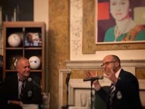 Among the Hugs: Men in Blazers Come to Washington