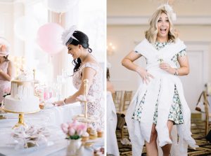 This Preppy Bridal Shower at Trump National Golf Club Ended in a Wild DIY Toilet Paper Dress-Making Contest