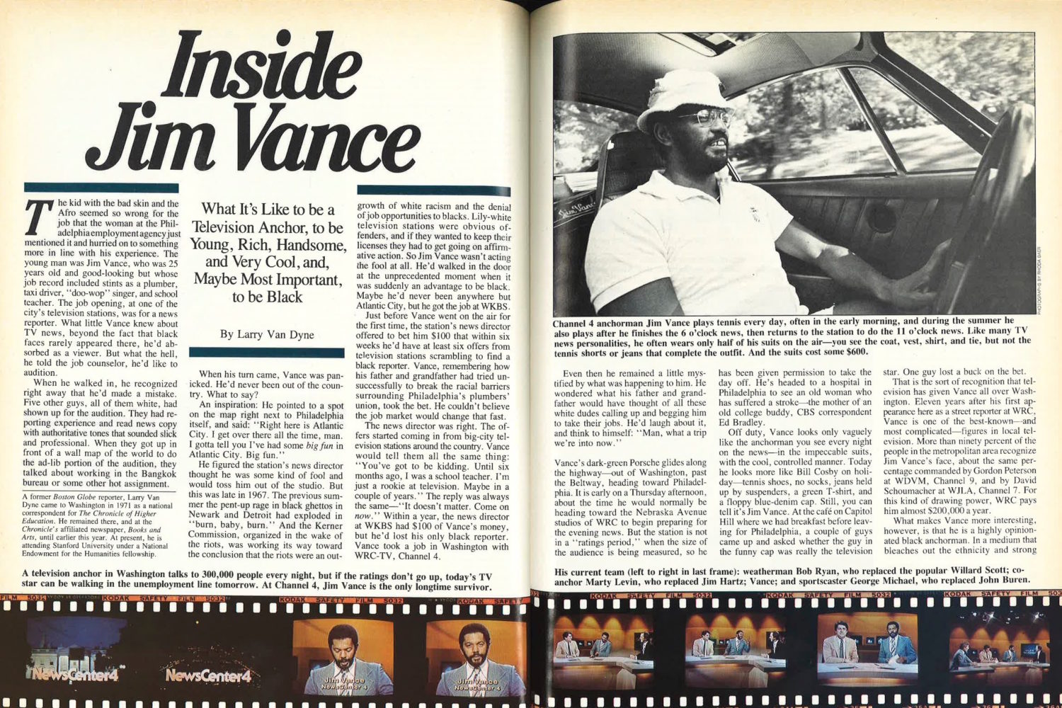 Jim Vance Washingtonian magazine 1980