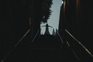 The Exorcist Lives On in These Creepy Wedding Photos Taken on the Georgetown Stairs