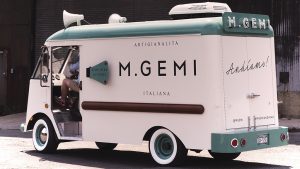 Keep an Eye Out for a Cute, Vintage Gelato Truck Selling Italian Shoes This Weekend