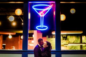 This Couple Ditched The Frills of A Formal Wedding for An Awesome New Years Eve Party at a DC Poolhall