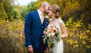 This Fall Wedding Blended his South Indian Culture with her Rural Roots Against the Changing Leaves at Woodend Sanctuary