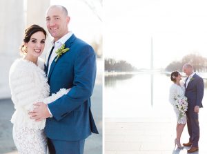 This Couple Eloped To DC Hoping For Magical Cherry Blossom Photos. Instead, They Got Snow.