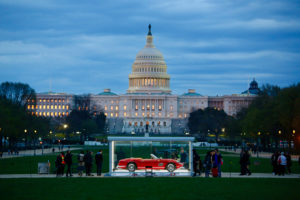 The Ferris Bueller ‘Ferrari’ Was the First of Several Classic Cars on Display on the Mall This Month