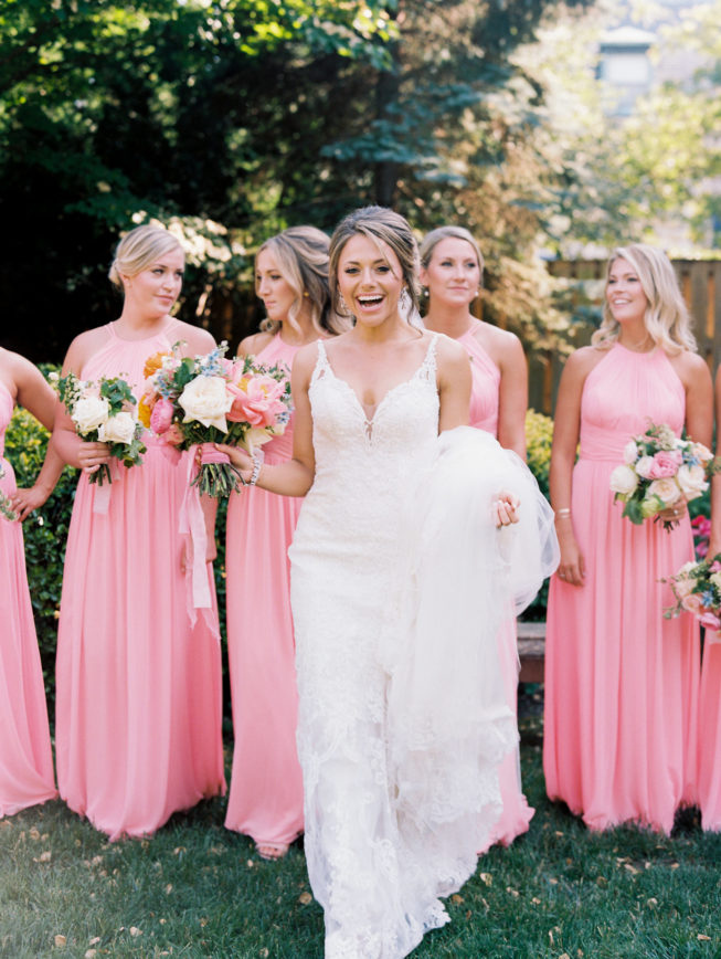 Jenna and Ben Bubblegum Pink Wedding | Renee Hollingshead USNA- Jenna and Ben Bubblegum Pink Wedding | Renee Hollingshead USNA-