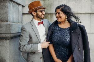 Prior to Their Traditional Wedding, This Couple Had A Playful Engagement Shoot at the Library of Congress