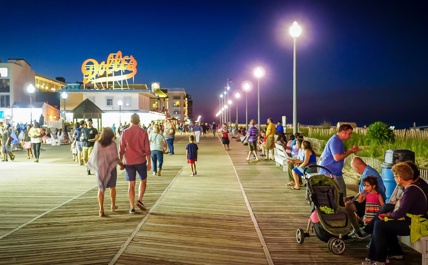 Rehoboth Beach boardwalk. Photograph by Ted Eytan from Unsplash.
