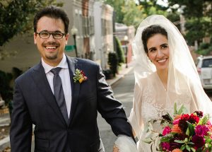 Guests Sipped Pimms’ Cups and Philz Coffee at this Cozy Autumn Outdoor Wedding