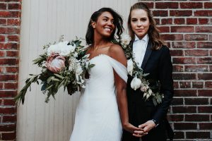Floral Sashes, Motorcycles, and a Maya Angelou Reading: These DC Brides’ Fathom Gallery Wedding is the Stuff of Hipster Dreams