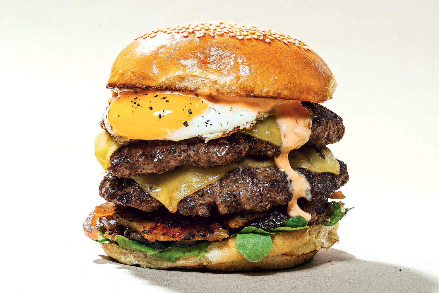 DC brunch and breakfast items from Washingtonian's 2018 Cheap Eats list. “Alfie’s Bun” at Lucky Buns. Photograph by Scott Suchman. Lucky Buns Food Styling by Nichole Bryant at The Artist Agency.