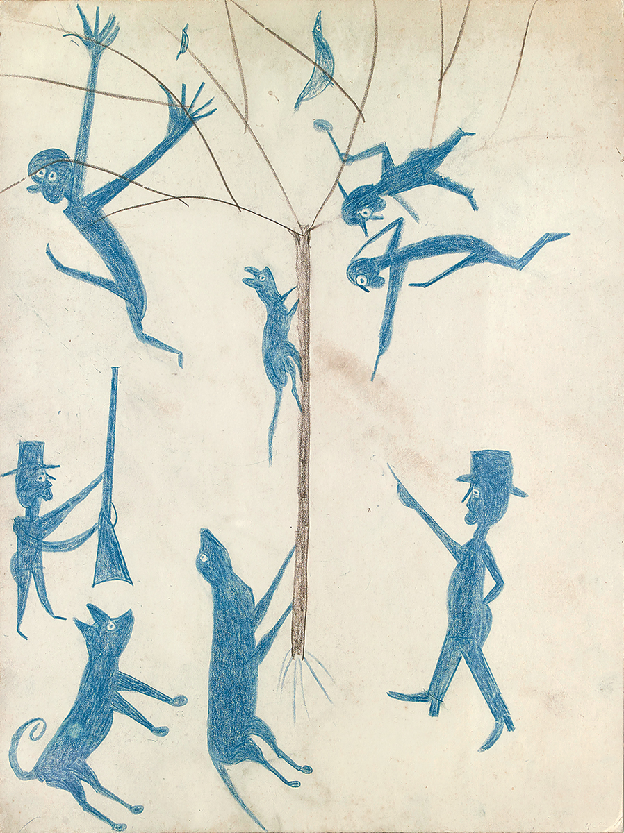 Photograph of Traylor Drawing by John A. Faier.