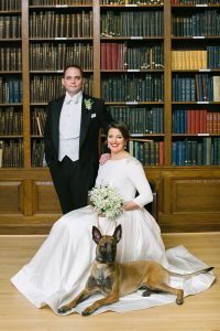 These Navy Vets Pulled off a Timeless Science-Themed Wedding at DC’s Carnegie Institution for Science