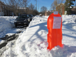 Is It Okay to Save a Parking Space That You’ve Dug Out of the Snow?