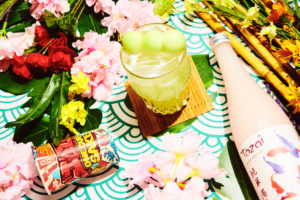 Eat Ramen Among Giant Floating Noodles at the New Cherry Blossom Bar