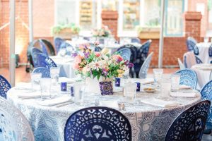 Bold Blue Linens and Lemon Escort Cards Are Just a Couple Reasons to Love This Mediterranean-Inspired Wedding