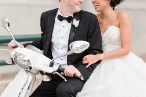 This Couple’s Vespa Was A Running Detail Throughout Their European-Inspired Wedding